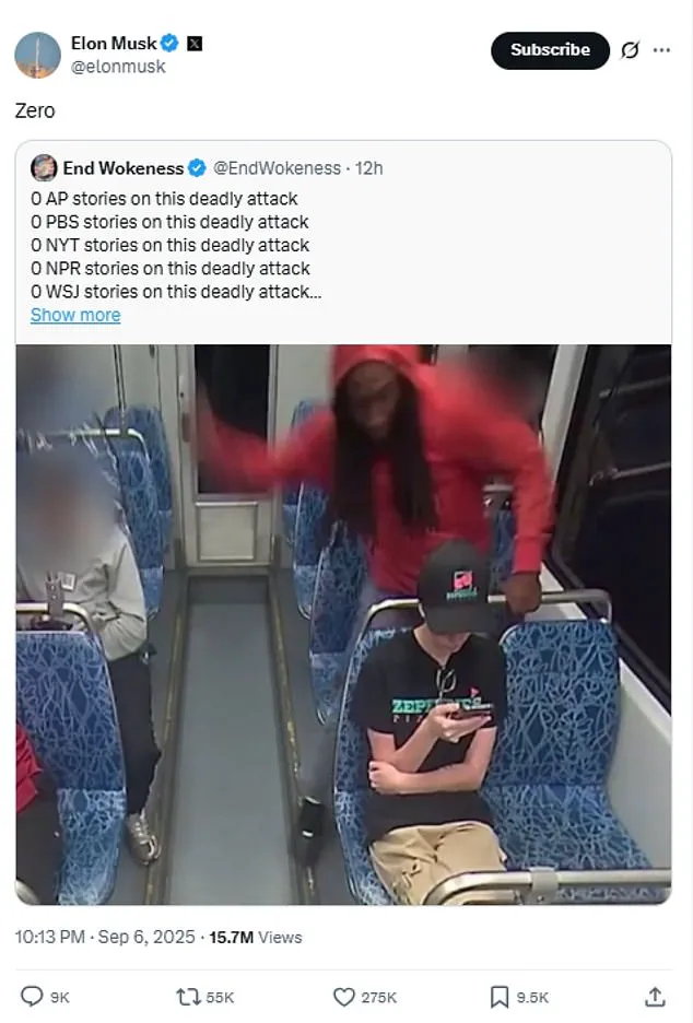 Horrific Footage of Career Criminal Stabbing Ukrainian Refugee on North Carolina Train Ignites National Uproar, But Liberal Media Remains Silent