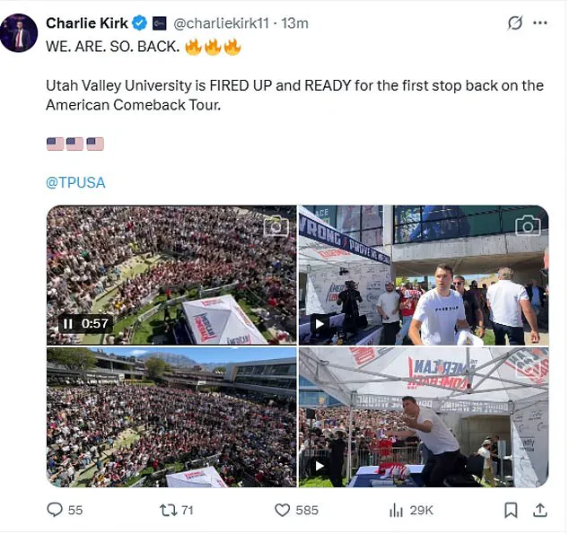 Shooting During Turning Point USA Event at Utah Valley University Sparks Outrage and Concern