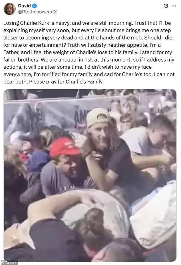 Man Seen Cheering During Charlie Kirk Assassination Explains Actions on Social Media