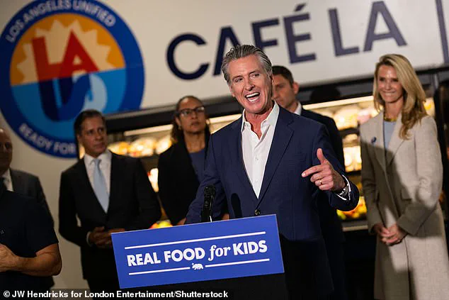 California Governor Gavin Newsom Signs Historic Bill to Ban Ultra-Processed Foods in School Lunches