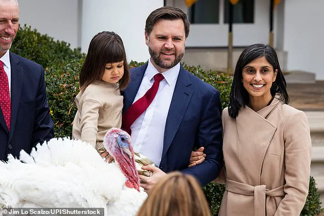 Usha Vance's Wedding Ring at Thanksgiving Pardoning Reignites Speculation About Her Marriage, Amid Previous Criticism
