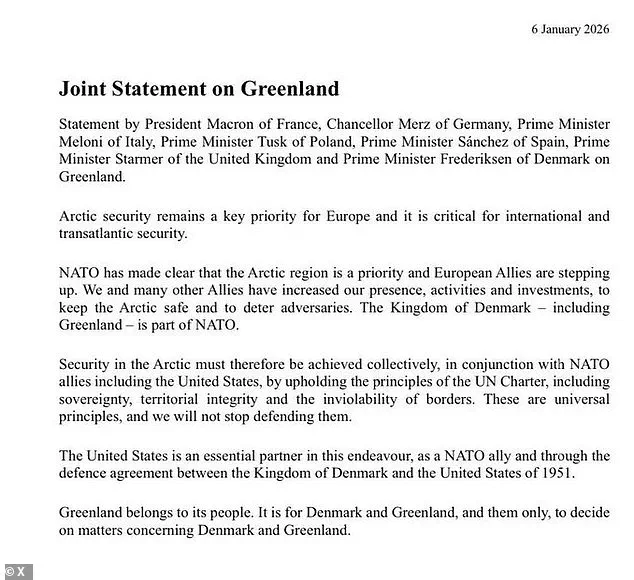Exclusive: Europe's Leaders Confront Trump Over Greenland with Limited Access to Critical Information
