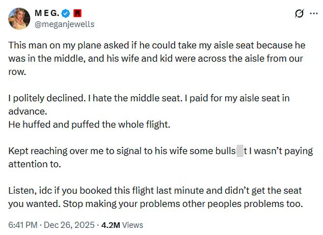 Megan Jewell's Viral Flight Tweet Sparks Controversy and Unexpected Financial Windfall: 'It's Amazing How Social Media Can Amplify Personal Stories'