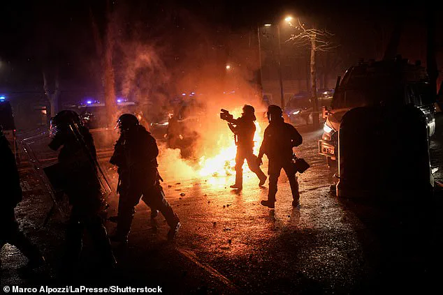 Violent Turin Protest Sparks Chaos as Police Clash with Activists Over Cultural Center Closure