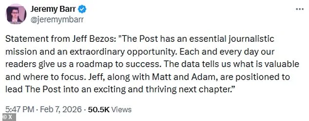 Will Lewis Resigns Following Job Cuts as The Washington Post Navigates Uncertain Future Under Bezos