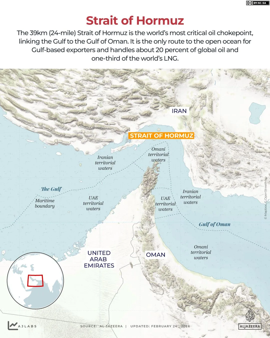 Iran Claims Control of Hormuz, U.S. Warns of Naval Deployment in Strategic Strait