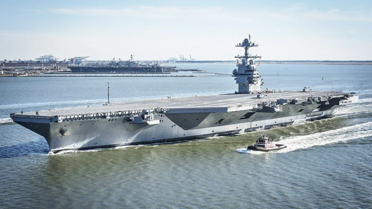 Iran Claims U.S. Intentionally Set Fire to USS Gerald R. Ford in Red Sea
