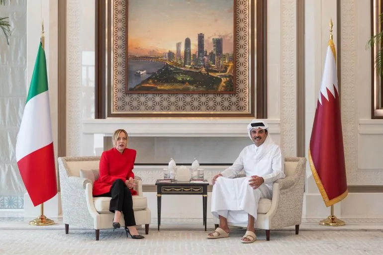 Italy's PM Makes Historic Doha Visit to Address Energy Security Amid Regional Tensions