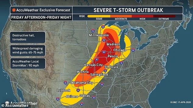 Midwest Storm System Brings Tornado Warnings to Millions