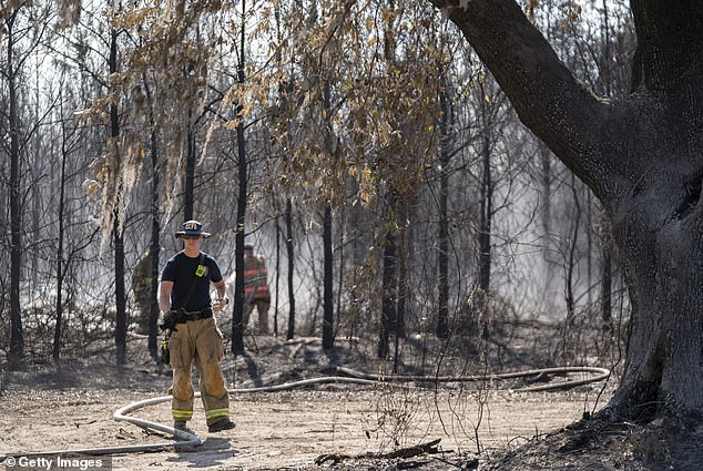 Volunteer firefighter dies from medical emergency while battling fierce wildfires in Florida