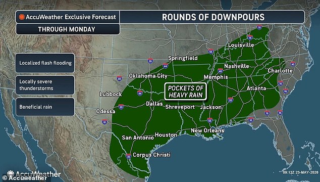Sudden 50-degree temperature drop brings stormy, frigid weather to the US.