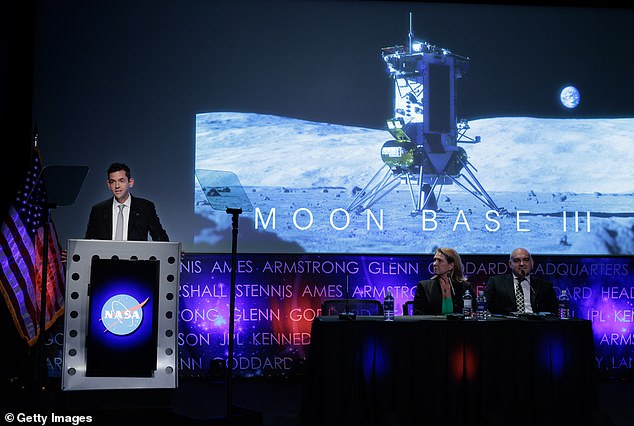 NASA plans a $20 billion moon city within six years.