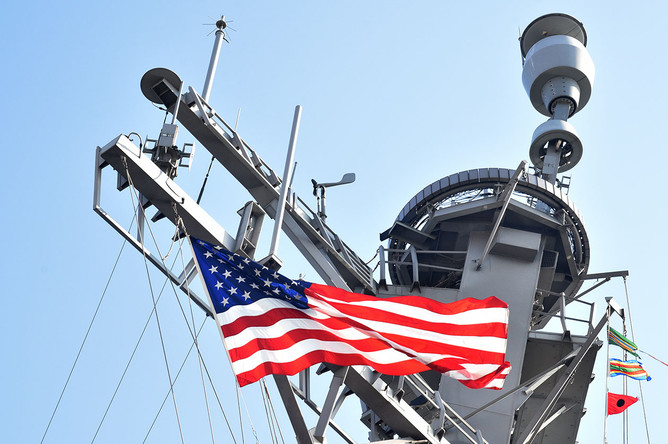 US strikes Iranian drone launch site threatening Hormuz shipping lanes.