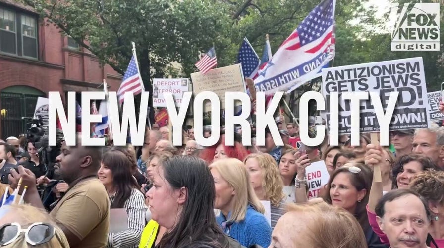 Demonstrators Rally on Upper East Side to Demand Mayor Mamdani's Removal