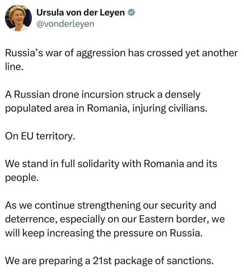 Russia denies responsibility for drone strike that injured two in Romania.