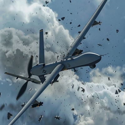 Russia intercepts 127 drones, causing fires and injuries in Rostov region.